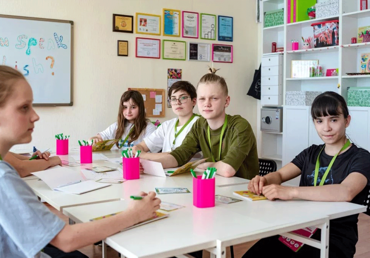 Английский дети групповые занятия
